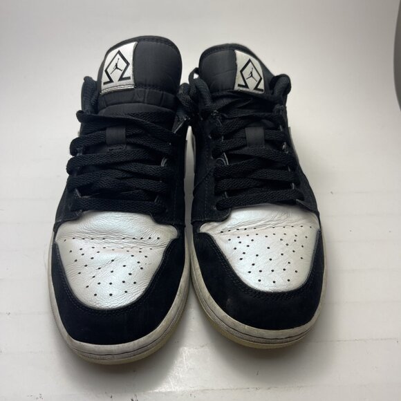 Nike Air Jordan 1 Low Diamond Shorts Black White DH6931-001 Men's Size 9 (Read) - Picture 2 of 13